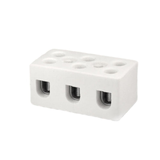 ONKA 6-10mm2 / 3-Spoels Steatit / Keramisch / Porseleinen Stekker - PORCELAIN TERMINAL BLOCK, 1070007