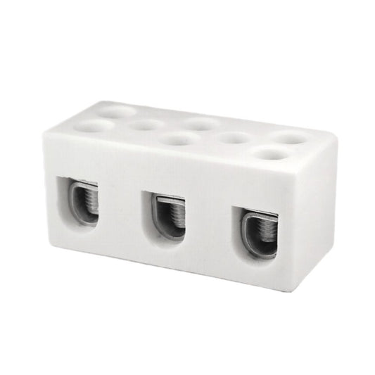 ONKA 25mm2 / 3-Spoels Steatit / Keramisch / Porseleinen Stekker - PORCELAIN TERMINAL BLOCK, 1070013