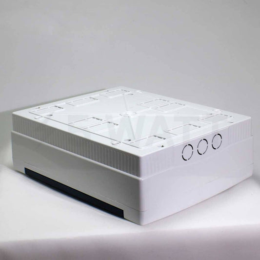 ARS Modulair schakelbord 36 MOD (36 zekeringen), opbouw schakelkast, kunststof, transparante deur IP40, 347414
