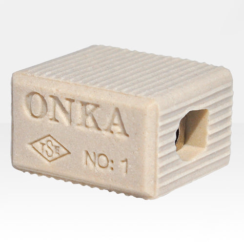 ONKA 4-6mm2 1POLE Steatiet / Keramiek / Porselein Stekker - PORCELAIN TERMINAL BLOCK, 1070010
