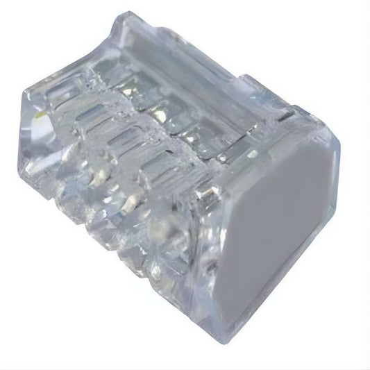 TRANSPARENT 5-polige stekker 2,5 mm²