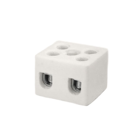 ONKA 2,5-4mm2 / 2-rail Steatit / Keramisch / Porselein Stekker - PORCELAIN TERMINAL BLOCK, 1070002