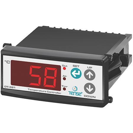Temperatuurregelaar voor paneelmontage AAN - UIT met externe sensor