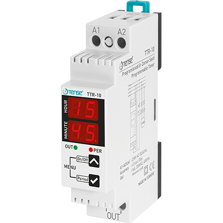 Digitale DIN-rail timer 24h 230 V/AC 16A/250V/4000VA astronomische schakelaars