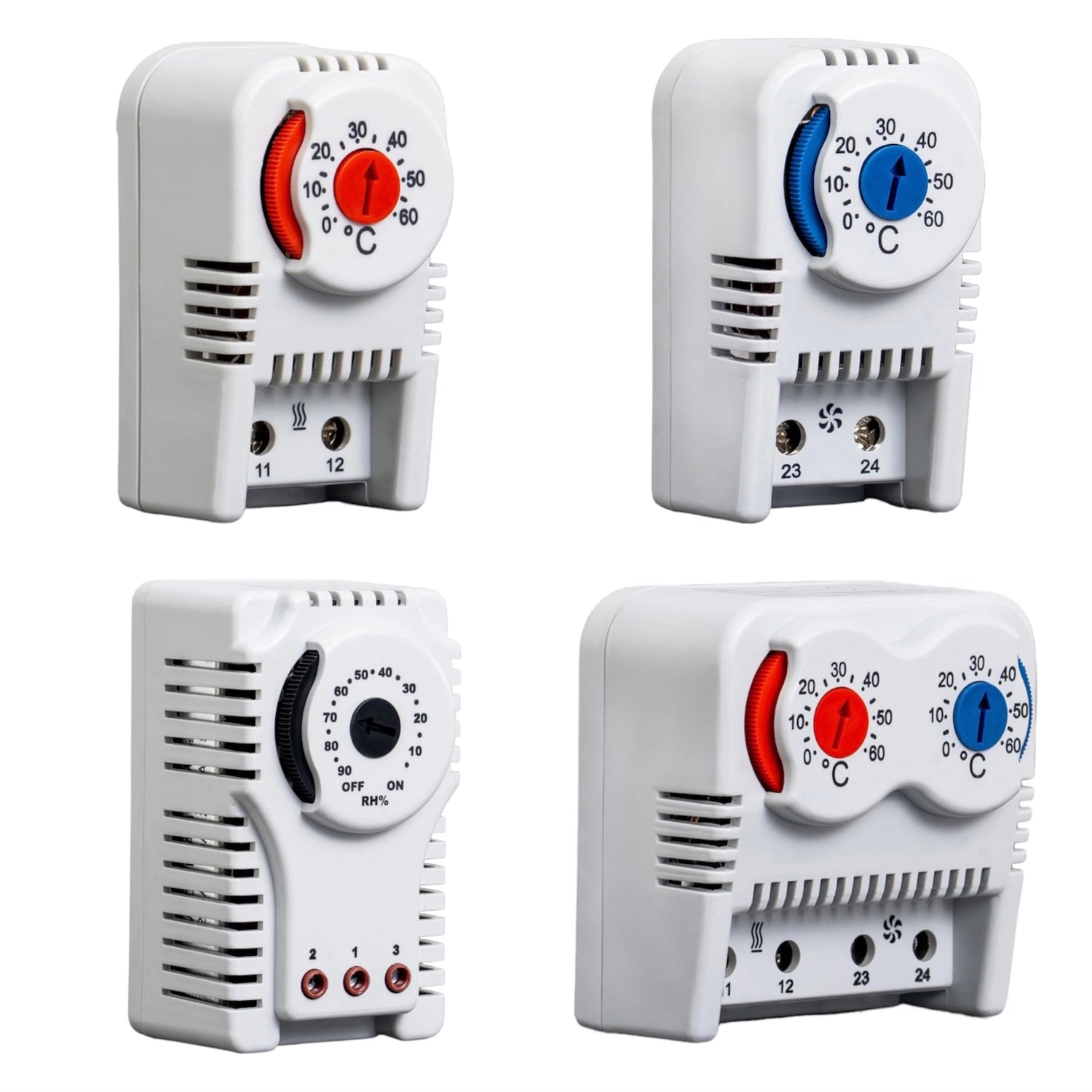 Thermostaten en hygrostaten