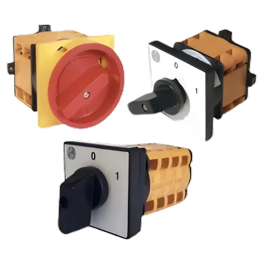 Vierpolige AAN-UIT (0-1) schakelaars