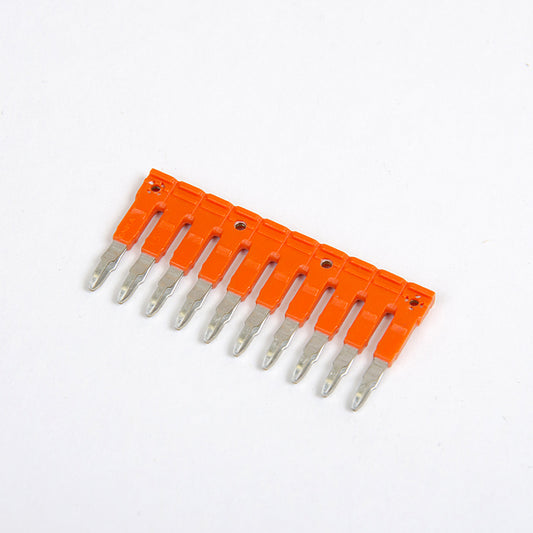 ONKA 1,5/10 Plug-in 10-weg nokbrug, isoliert, universell (für Feder- und Schraubklemmenblock 1,5mm2), 1060104