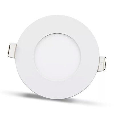 2st - rond LED paneel 3W / 270Lm warm wit rond inbouw (voeding inbegrepen) 3200K YL10-0301