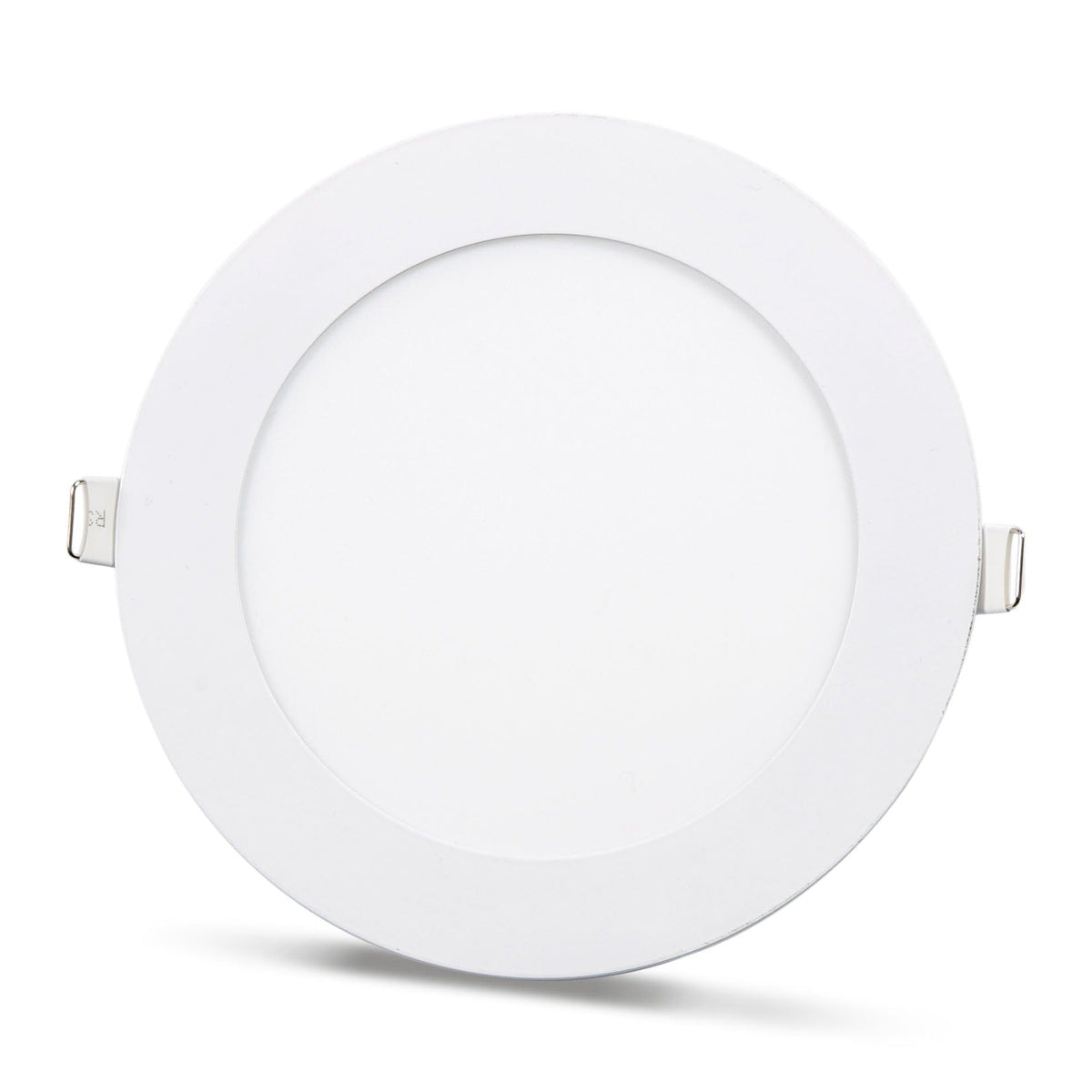 2 stuks - wit SLIM LED paneel 9W / 810 Lm rond inbouw rond (voeding inbegrepen) 4000K YL10-0907