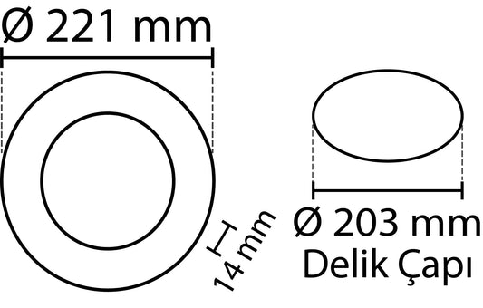 2 stuks - SLIM LED paneel wit / 4000K 18W / 1620Lm rond inbouw (voeding inbegrepen) 4000K YL10-1807