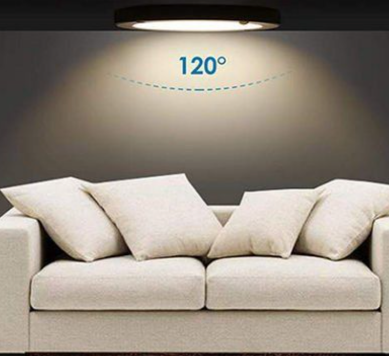 Plafonnier LED mince 20W avec capteur de mouvement PIR circulaire blanc froid / 6500K YL14-1810
