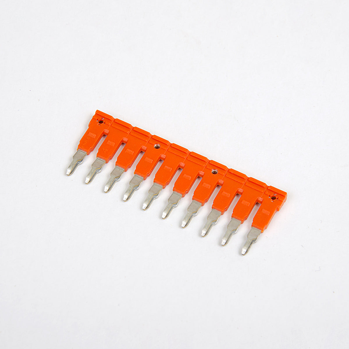 ONKA 4/10 Plug-in 10-weg nokbrug, isoliert, universell (für Feder- und Schraubklemmenblock 4mm2), 1060114