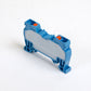 ONKA 4mm2 spring rail connector terminal block DIN rail terminal 2-wire blue, 1020027