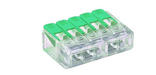 Indrukbare schroefloze snelkoppeling, 5 draden