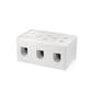 ONKA 2,5-4mm2 / 3-rail Stéatite / Céramique / Fiche en porcelaine - BORNIER EN PORCELAINE, 1070003