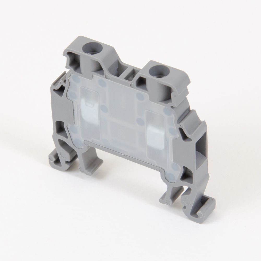 ONKA 1,5mm2 Schroefrailklemmenblok DIN-railklem 2-draads grijs, 1010002