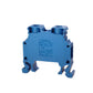 ONKA 10mm2 Schroefrailklemmenblok DIN-railklem 2-draads blauw, 1010045