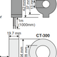 DAV-72D paneelmontage digitale ampèremeter en voltmeter voor AC 100 ampère, 150V