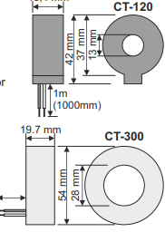 DAV-72D paneelmontage digitale ampèremeter en voltmeter voor AC 100 ampère, 150V