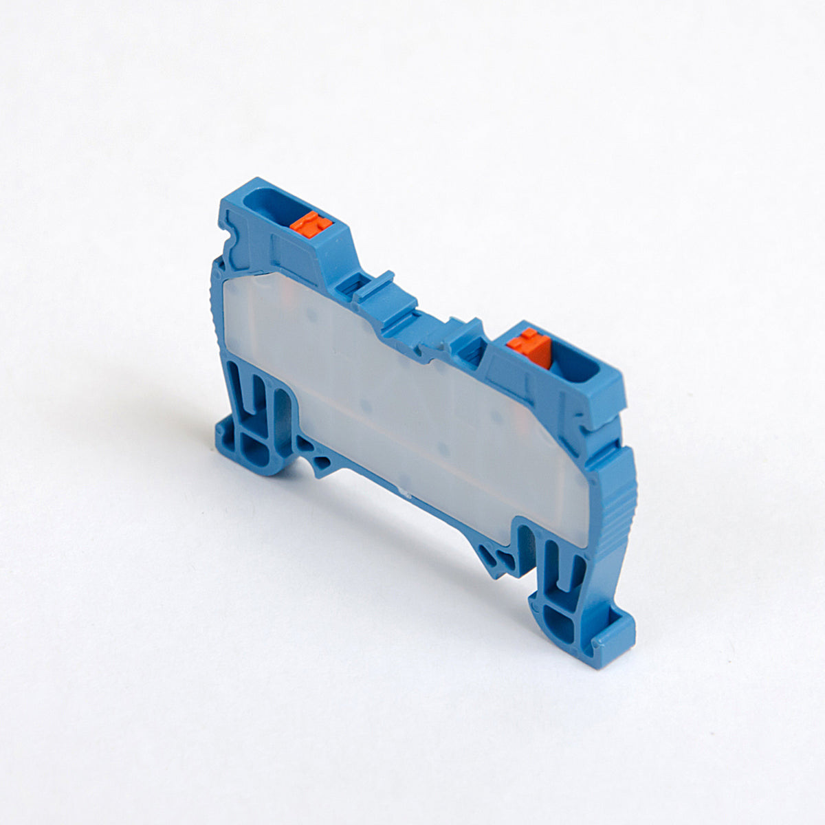 ONKA 1,5mm2 veerrail connector aansluitblok DIN rail terminal 2-draads blauw, 1020005