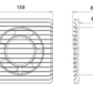 Alize ARS- axiale wandventilator voor badkamer / toilet wit met rooster stil 100mm, 90 m3/h, 348562