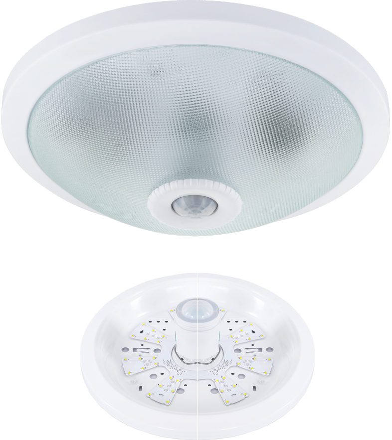 LED Plafoniera 18W met PIR-bewegingssensor Ronde armatuur met IR-sensor