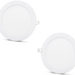 2 Stück SLIM LED Panel kaltweiß /6500K 15W / 1350Lm rund Einbau (Netzteil enthalten) 6500K YL10-1500
