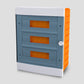 ARS Modulair schakelbord 36 MOD (36 zekeringen), kunststof inbouw-schakelkast, transparante deur IP40, 347415