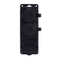 Double rubber contact box black hermetic surface mount 250V, 16A, IP44, SCHUKO 2P+Z, 2KMP-F, Bylion