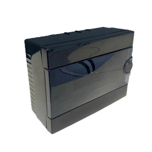 ARS Modulair schakelbord 16 MOD (16 zekeringen), opbouw schakelkast, kunststof, transparante deur IP40, 346130