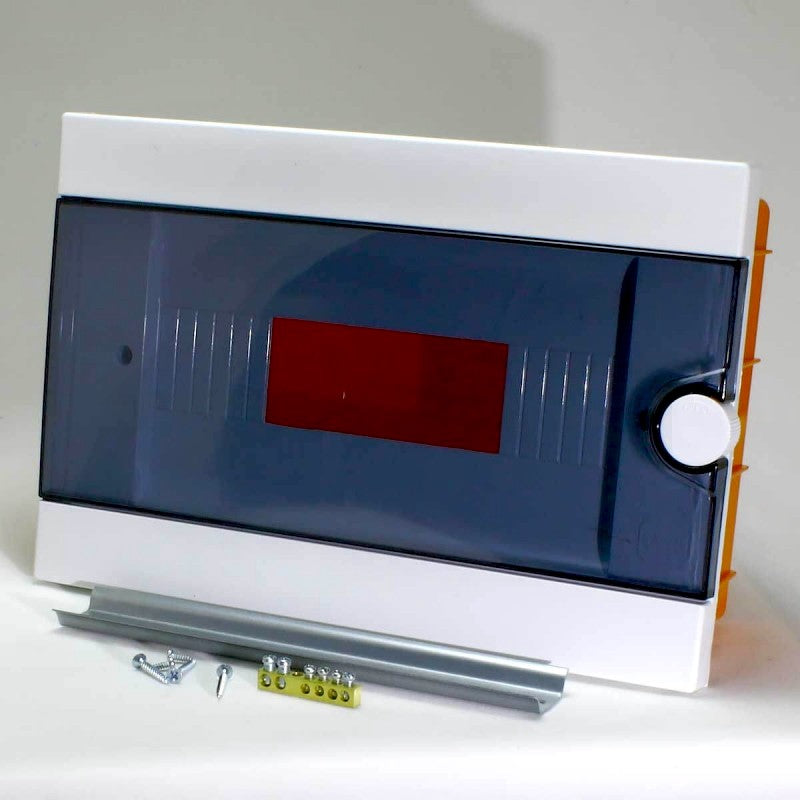ARS Modular Switchboard 2-6 MOD (2-6 fuses), plastic built-in switch cabinet, transparent door IP40, 341213