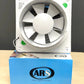 ARS - white wall-mounted axial bathroom/toilet fan white with grille quiet 120mm, 180 m3/h, 340042