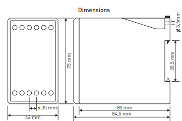 Direktes digitales Überstromrelais mit 3×3-stelligem LED-Display TRM-25