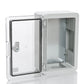 Schakelbord kunststof transparante deur 200x300x130mm IP65 PP3011