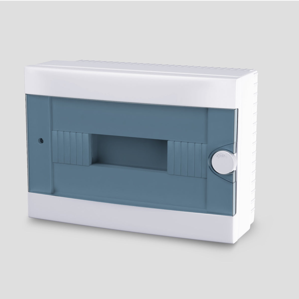 ARS Modulair schakelbord 12 MOD (12 zekeringen), opbouw schakelkast, kunststof, transparante deur IP40, 341218