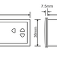 Temperature controller for panel mounting ON - OFF with external sensor