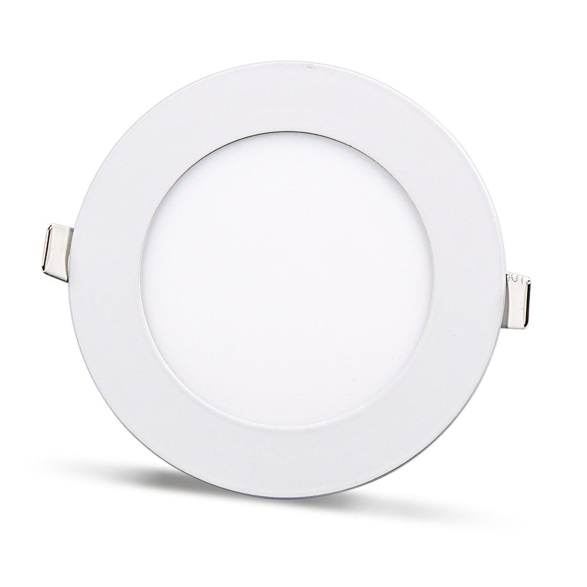 2 Stück - rundes LED-Panel 6W / 540Lm kaltweiß rund Einbau (Netzteil enthalten) 6500K YL10-0600