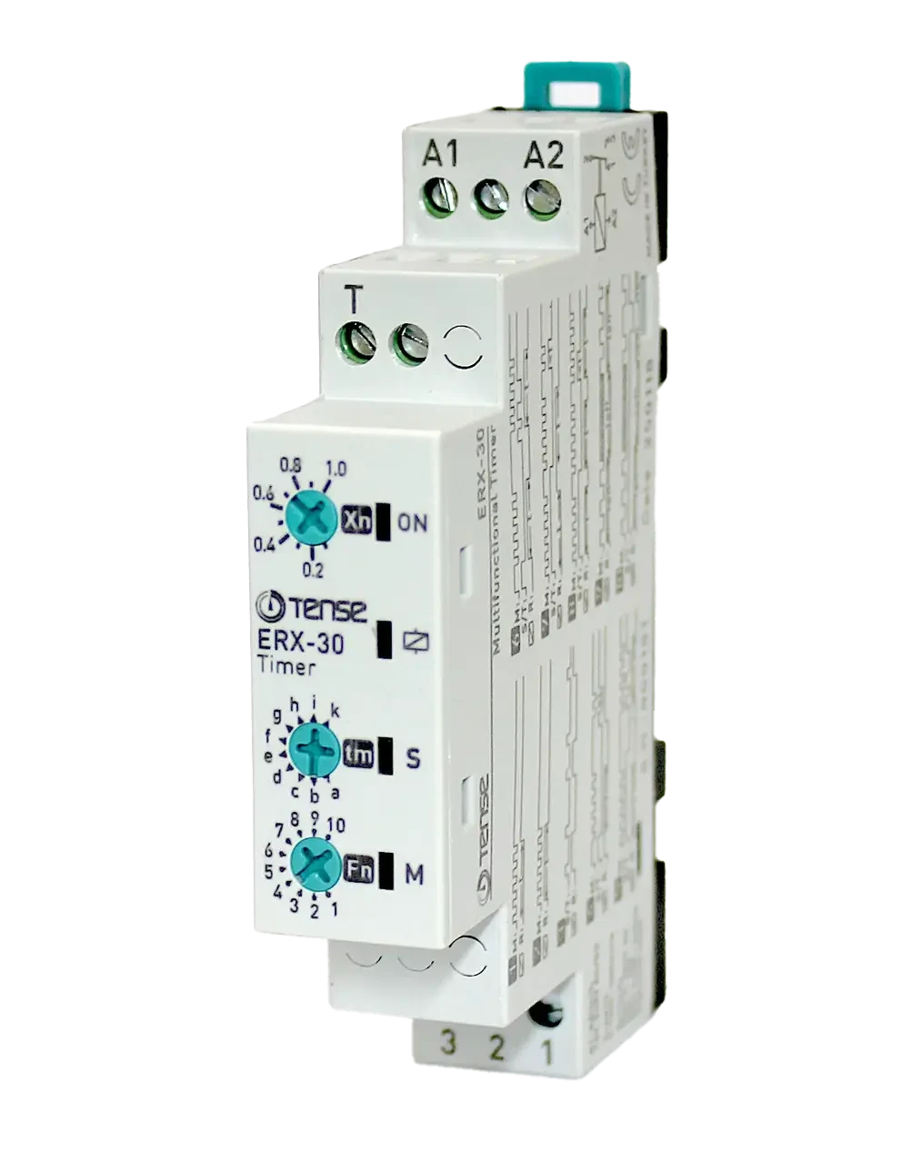 Multifunktionales Zeitrelais Zeitbereich: 0,1 s - 30 h 12V-240V AC/DC