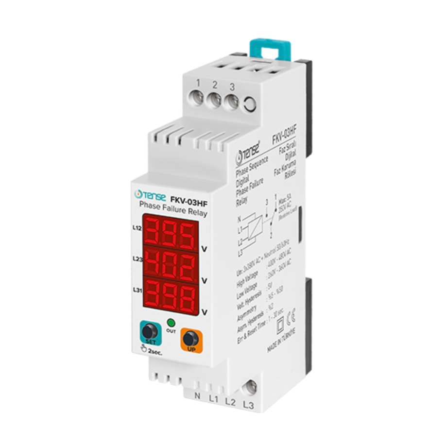 Monitoring/Security Switching Relay for Overvoltage, Undervoltage, Asymmetrical Sequence Control