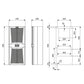 Climatisation pour tableaux de commande / Refroidisseur 2500W, PAD2550.01, Plastim