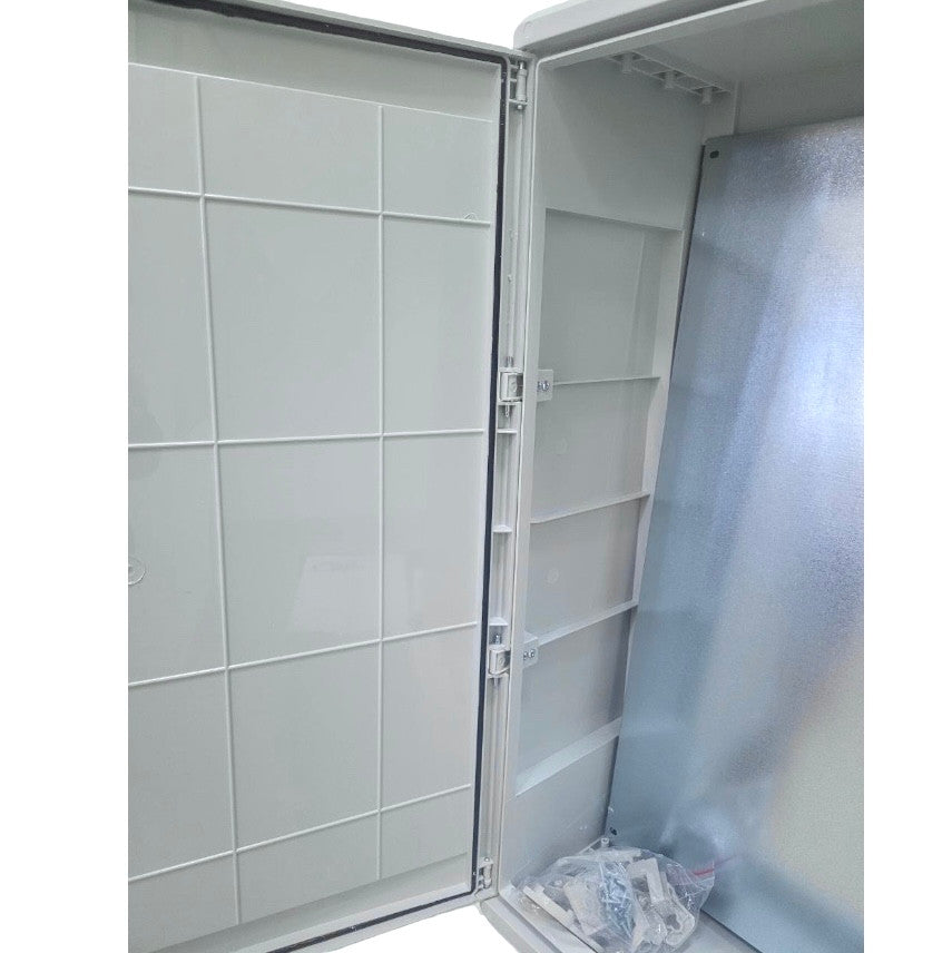 Tableau de commande plastique porte grise 500x700x250mm IP65 PP3010 (P-BOX 5070)