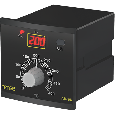 Temperatuurregelaar voor paneelmontage AAN-UIT/PROportioneel , tot 400ºC