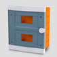 ARS Modulair schakelbord 16 MOD (16 zekeringen), kunststof inbouw-schakelkast, transparante deur IP40, 341206