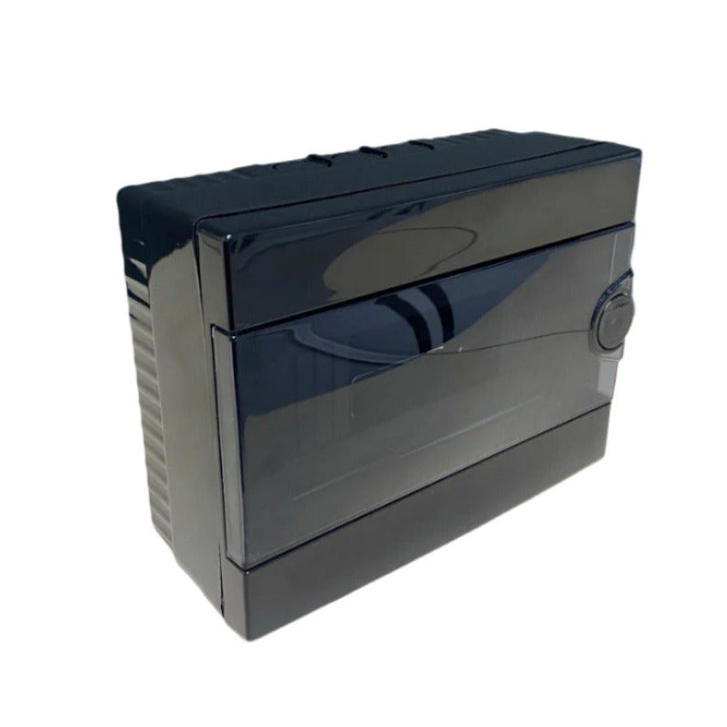ARS Modulair tableau de commande 9 MOD (9 fusibles), armoire de commande en saillie, plastique, porte transparente IP40, 342593