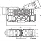 MRK 25 mm² klemmenblok voor railmontage (met afdekking)