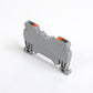 ONKA 1,5mm2 veerrailklemmenblok DIN-railklem 2-draads grijs, 1020002