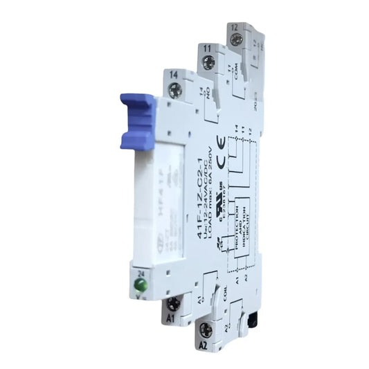 Scheidend hulprelais Relaismodule - stopcontact + relais voor din rail, 6 A, NO+NC