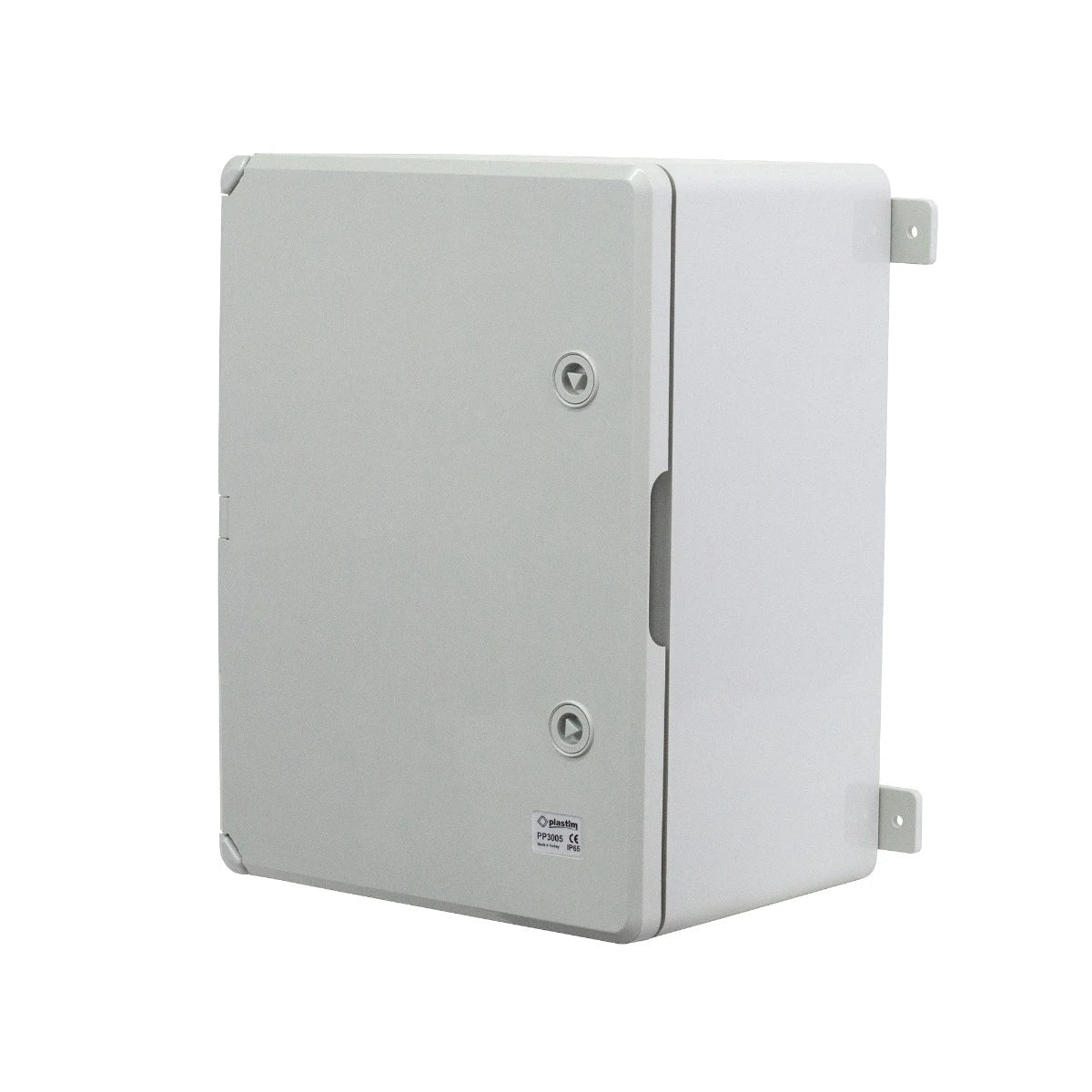 Plastic cabinet gray door 300x400x220mm IP65 PP3005 (P-BOX 3040-2)