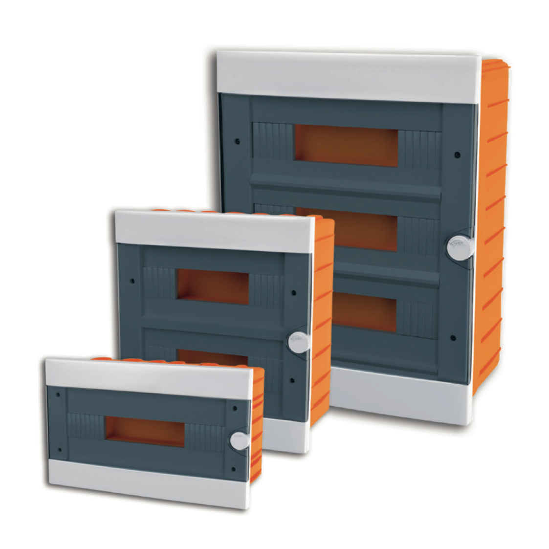 ARS Modular Switchboard 2-6 MOD (2-6 fuses), plastic built-in switch cabinet, transparent door IP40, 341213