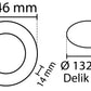 2 stuks - wit SLIM LED paneel 9W / 810 Lm rond inbouw rond (voeding inbegrepen) 4000K YL10-0907